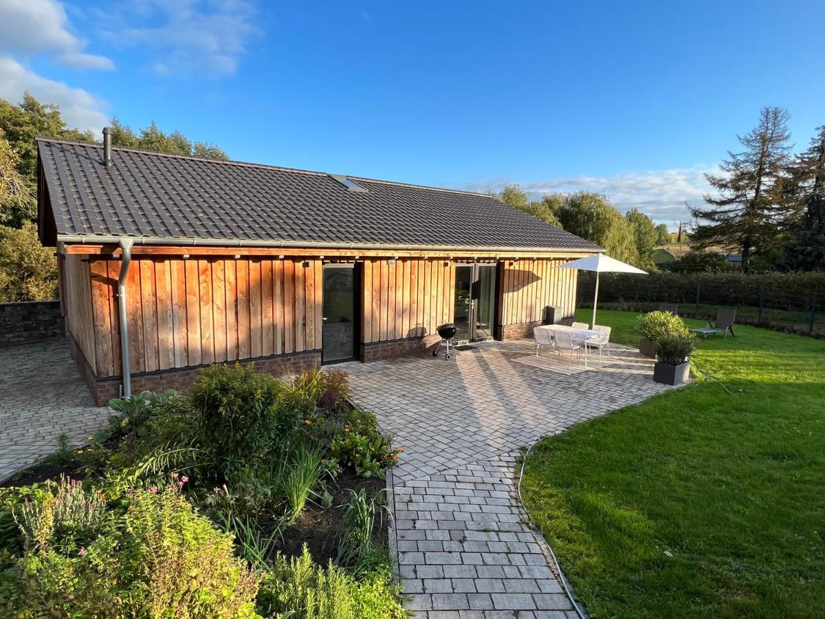 Ferienhaus Auszeit Mit Sauna Schwarz Bagian luar foto