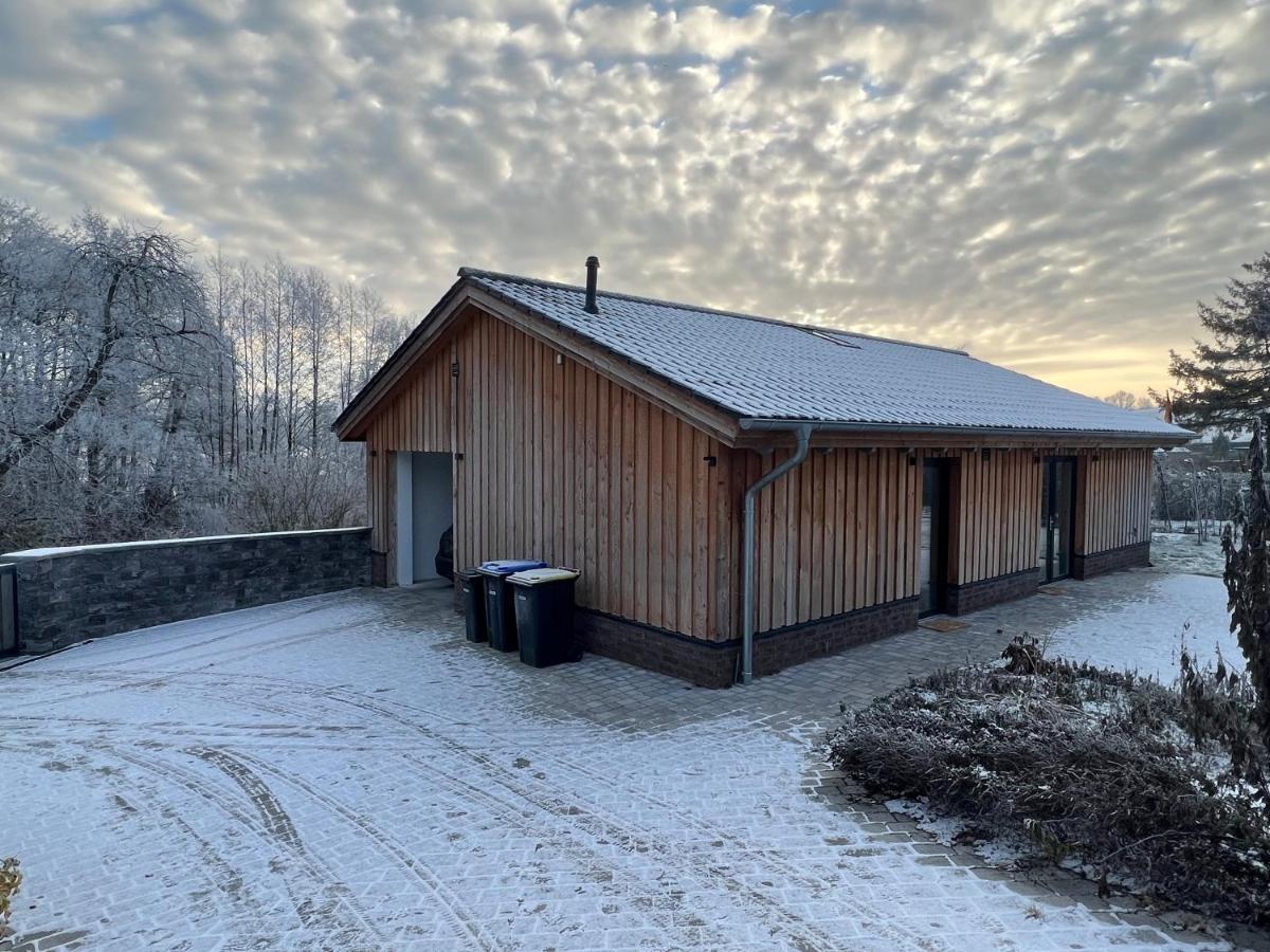 Ferienhaus Auszeit Mit Sauna Schwarz Bagian luar foto