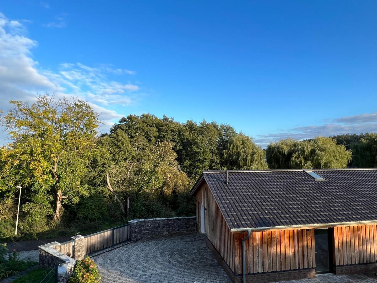 Ferienhaus Auszeit Mit Sauna Schwarz Bagian luar foto
