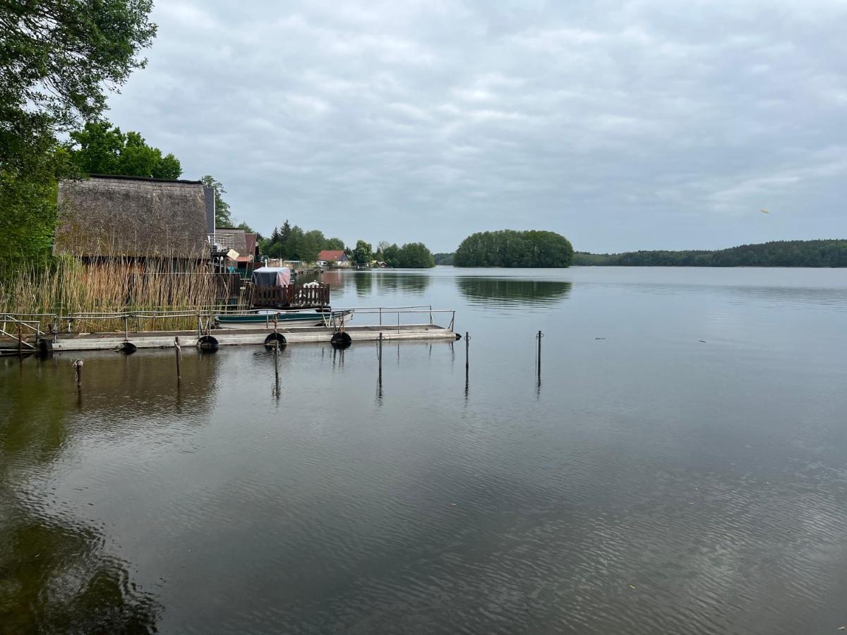 Ferienhaus Auszeit Mit Sauna Schwarz Bagian luar foto