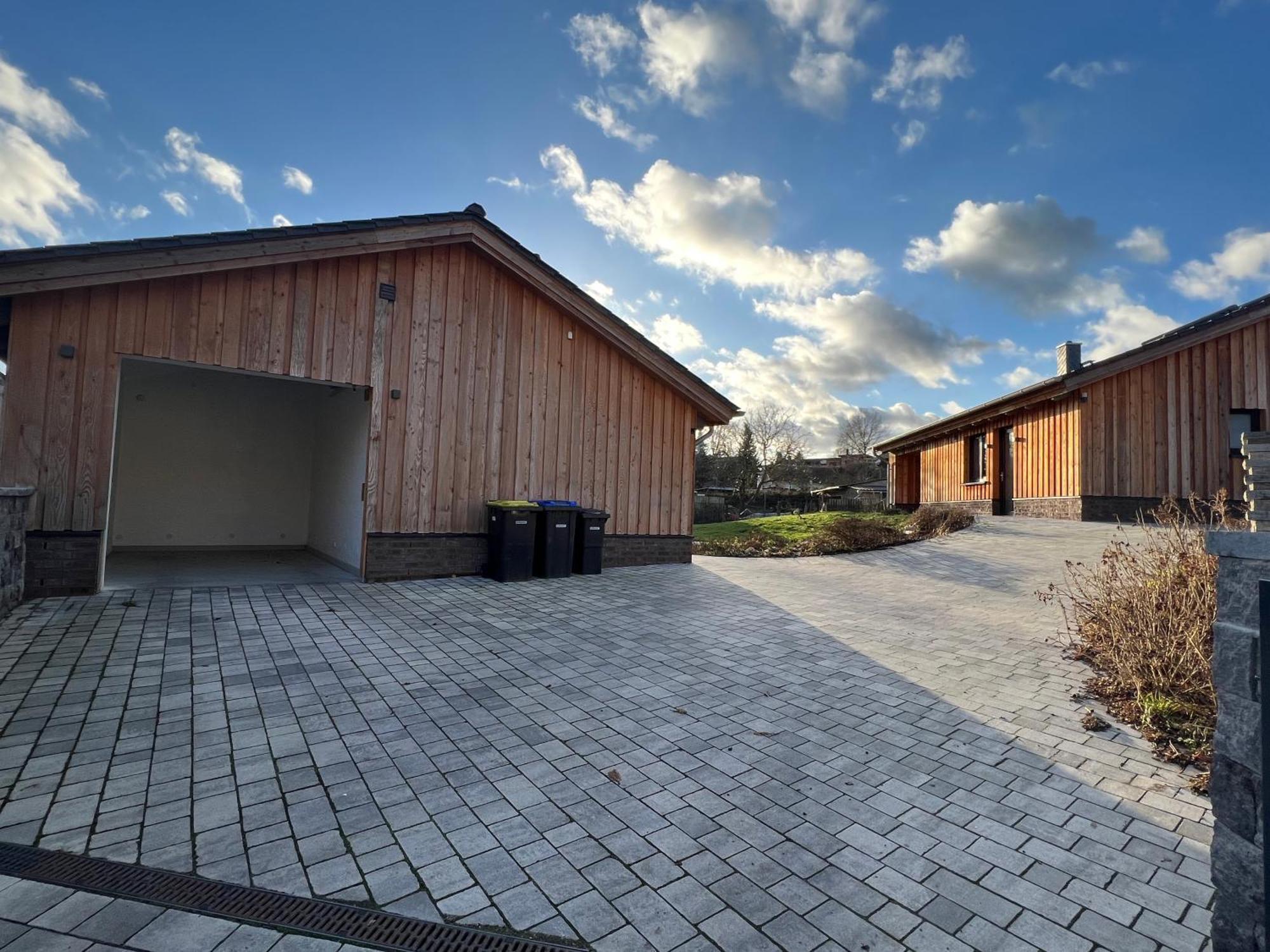 Ferienhaus Auszeit Mit Sauna Schwarz Bagian luar foto